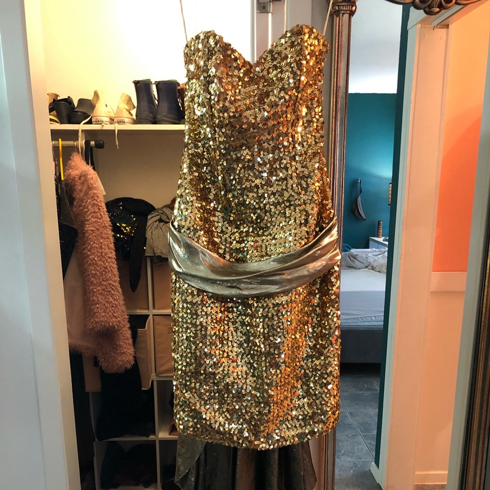 What’s Up by Carol Gold Sequin Vintage Dress